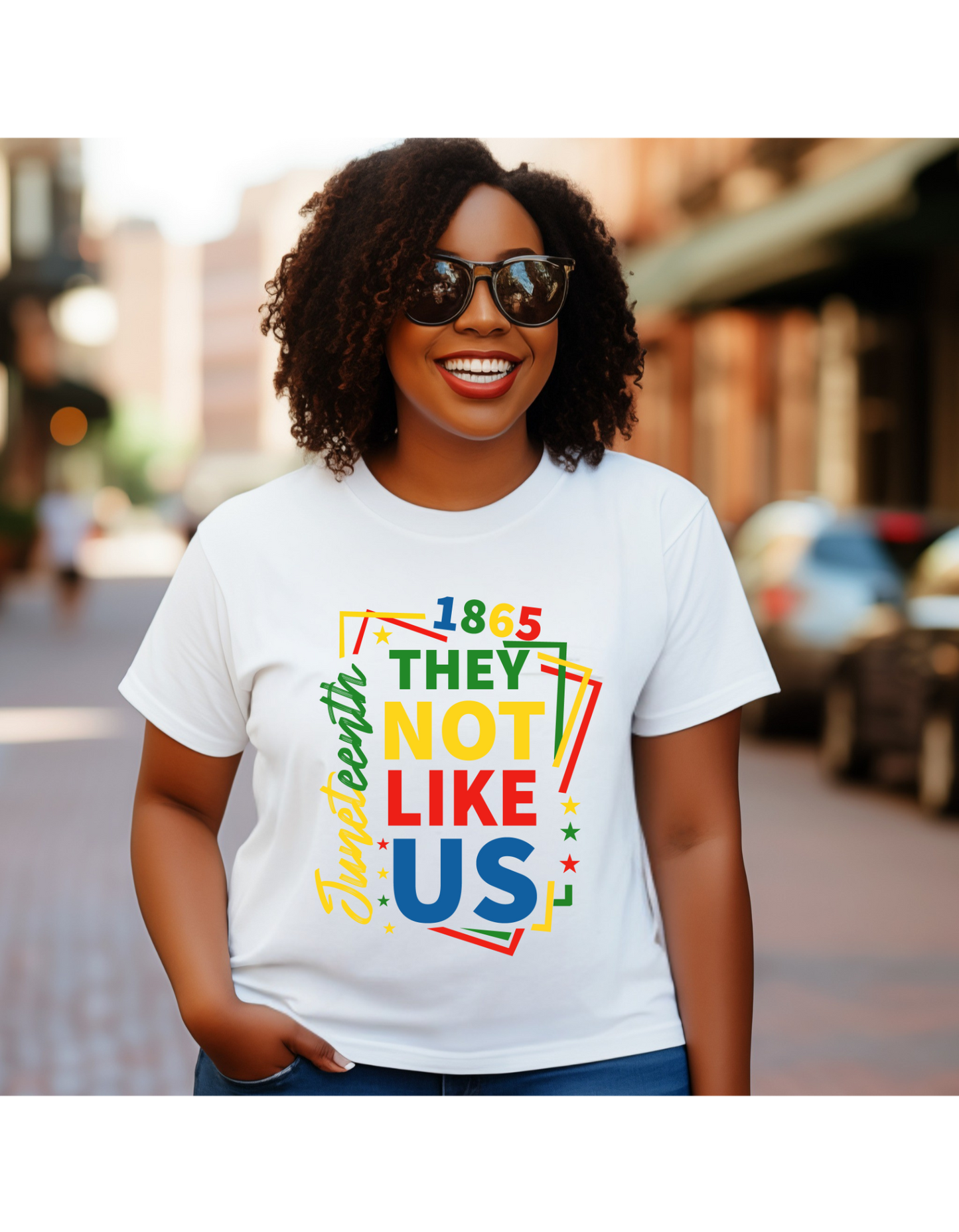 Juneteenth They Not Like Us – Black Heritage Graphic Tee