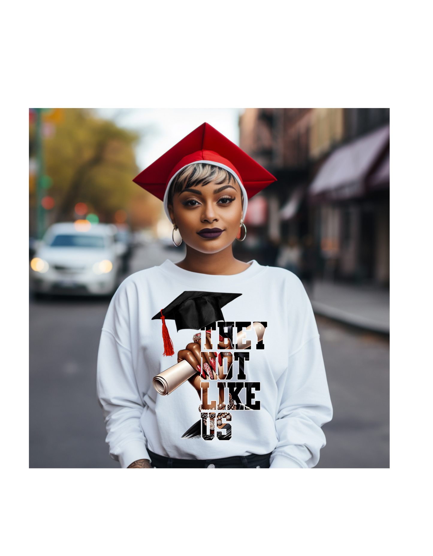 They Not Like Us Grad – Graduation Graphic Tee & Hoodie