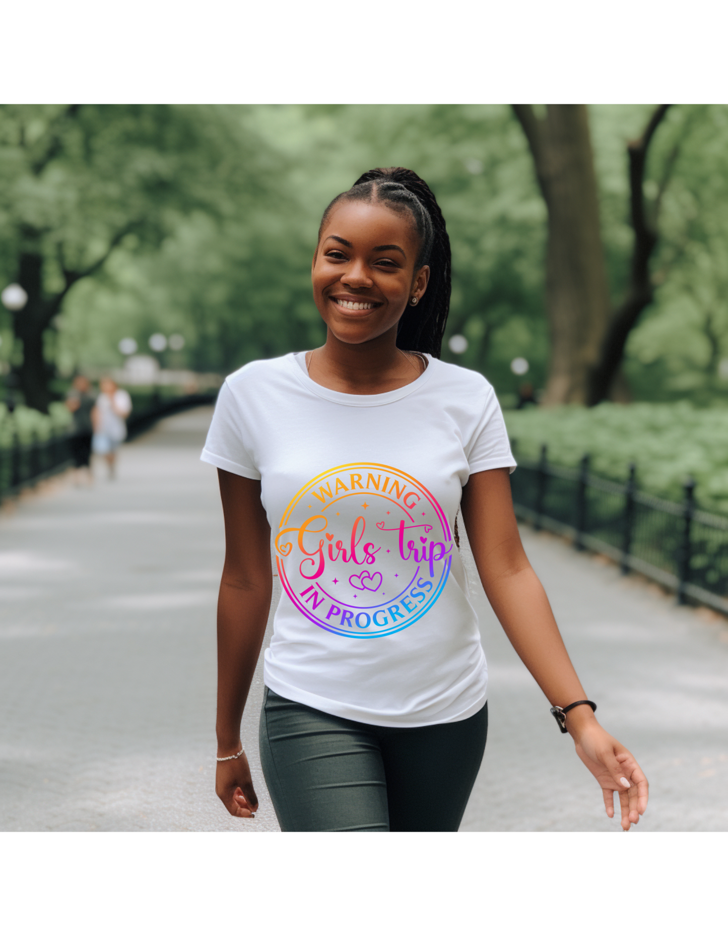 Warning: Girls Trip in Progress – Squad Graphic Tee