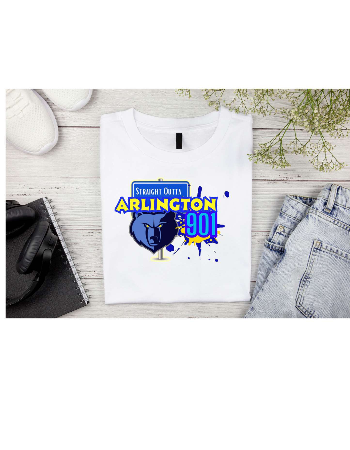 Straight Outta Arlington 901 – Memphis Pride Graphic Tee