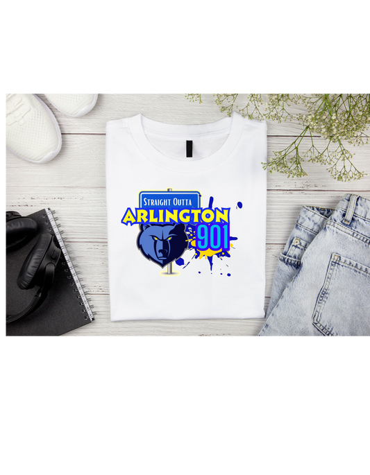 Straight Outta Arlington 901 – Memphis Pride Graphic Tee