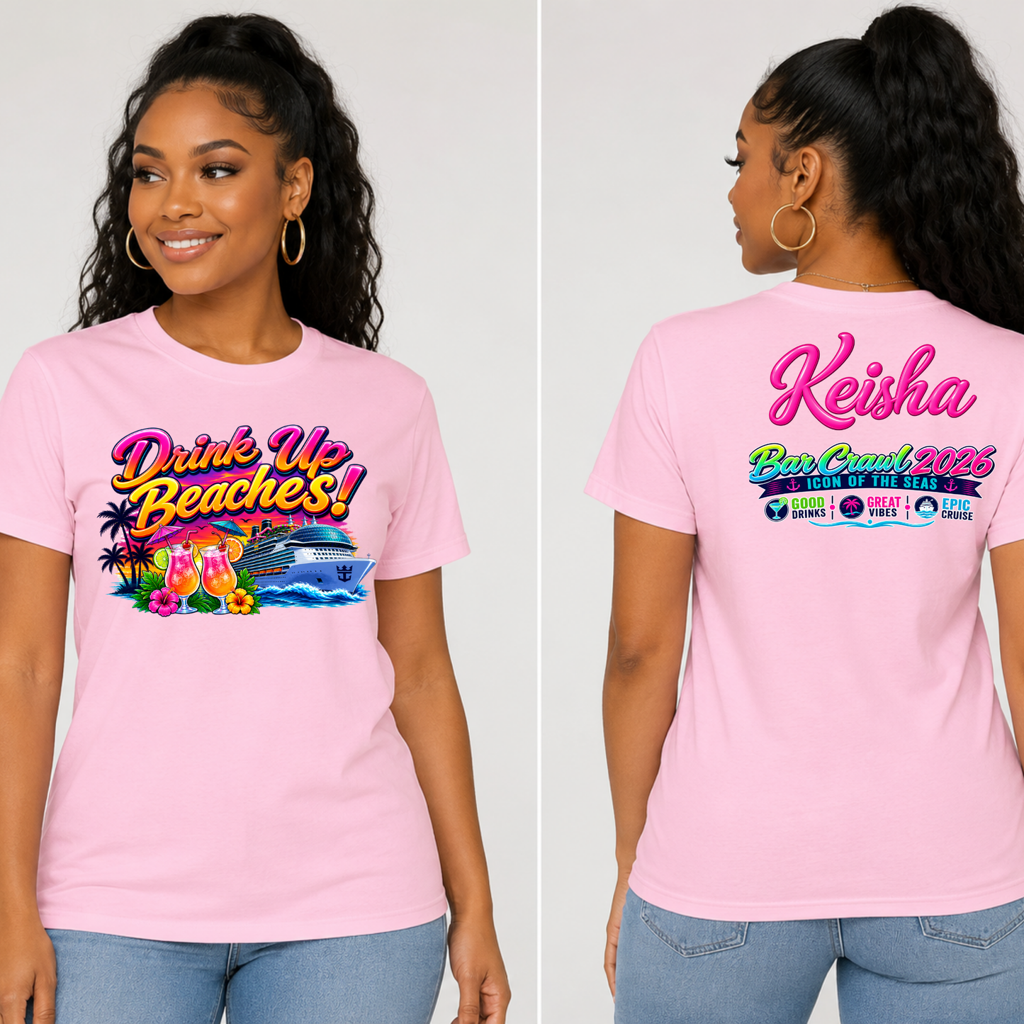 Custom T-Shirt Order – Keisha, Nicole, Wifey & Hubby