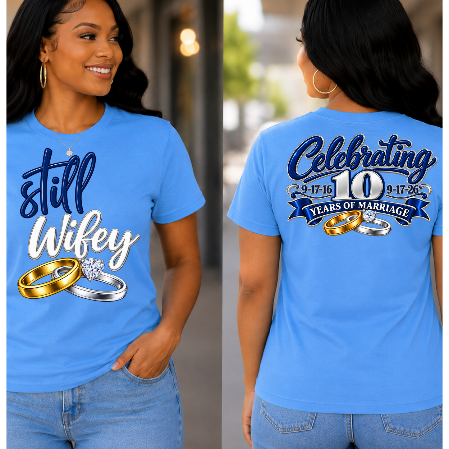 Custom T-Shirt Order – Keisha, Nicole, Wifey & Hubby