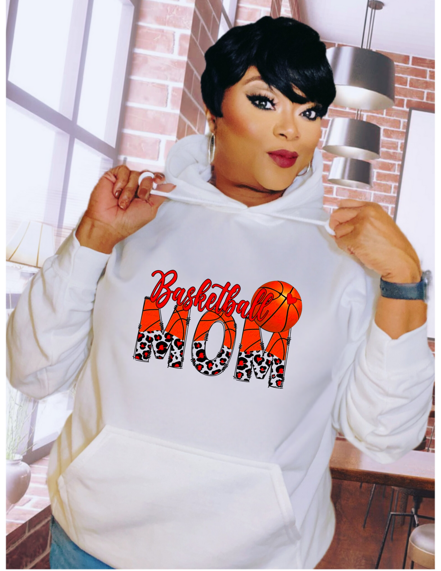 Basketball Mom – Game Day Graphic Tee, Sweatshirt & Hoodie