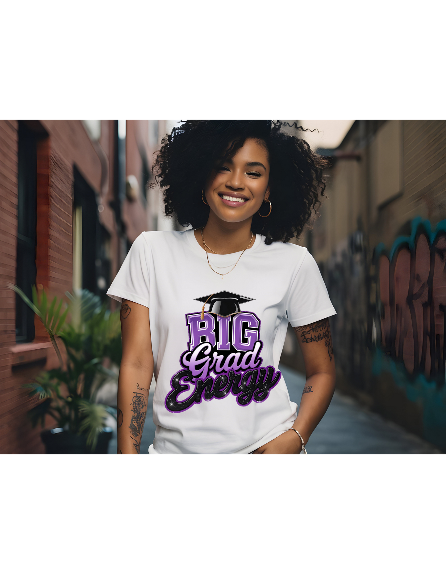 Big Grad Energy – Graduation Graphic Tee