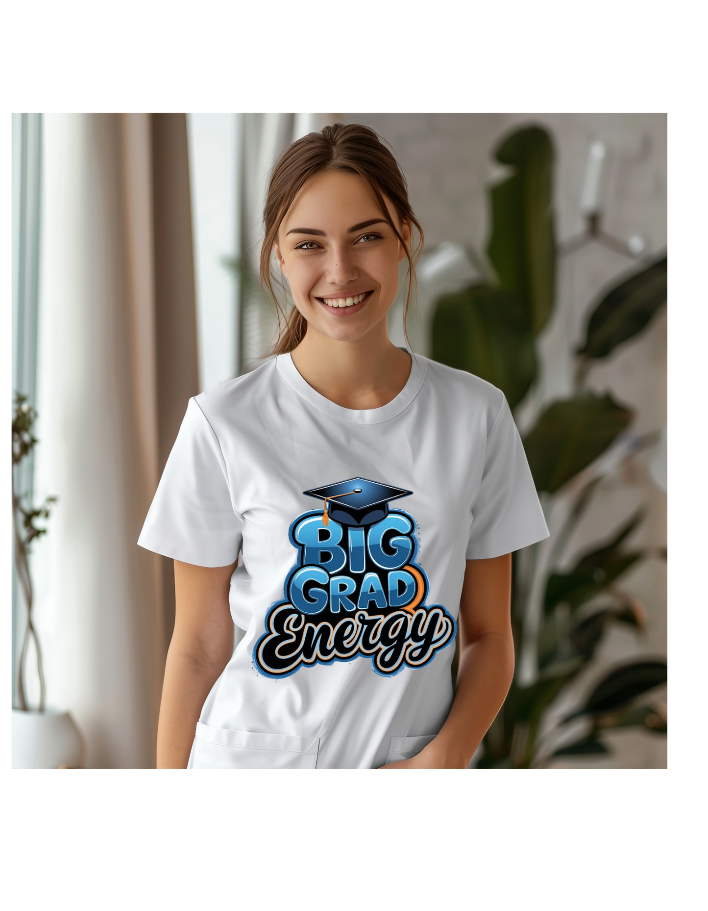 Big Grad Energy – Graduation Graphic Tee