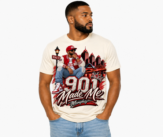 901 Made Me Memphis Graphic T-Shirt