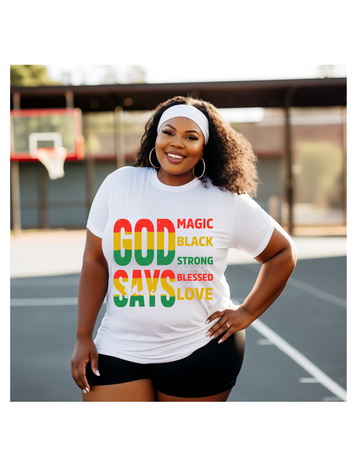 Juneteenth God Say She Is – Empowerment Graphic Tee