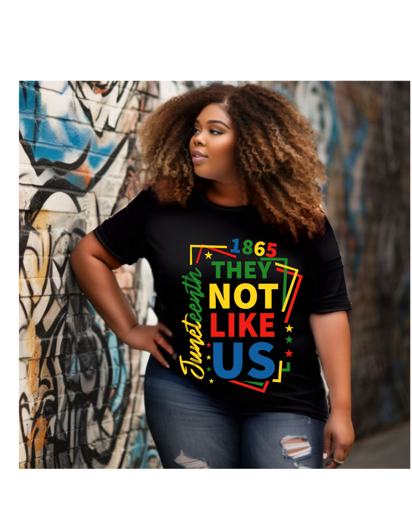Juneteenth They Not Like Us – Black Heritage Graphic Tee