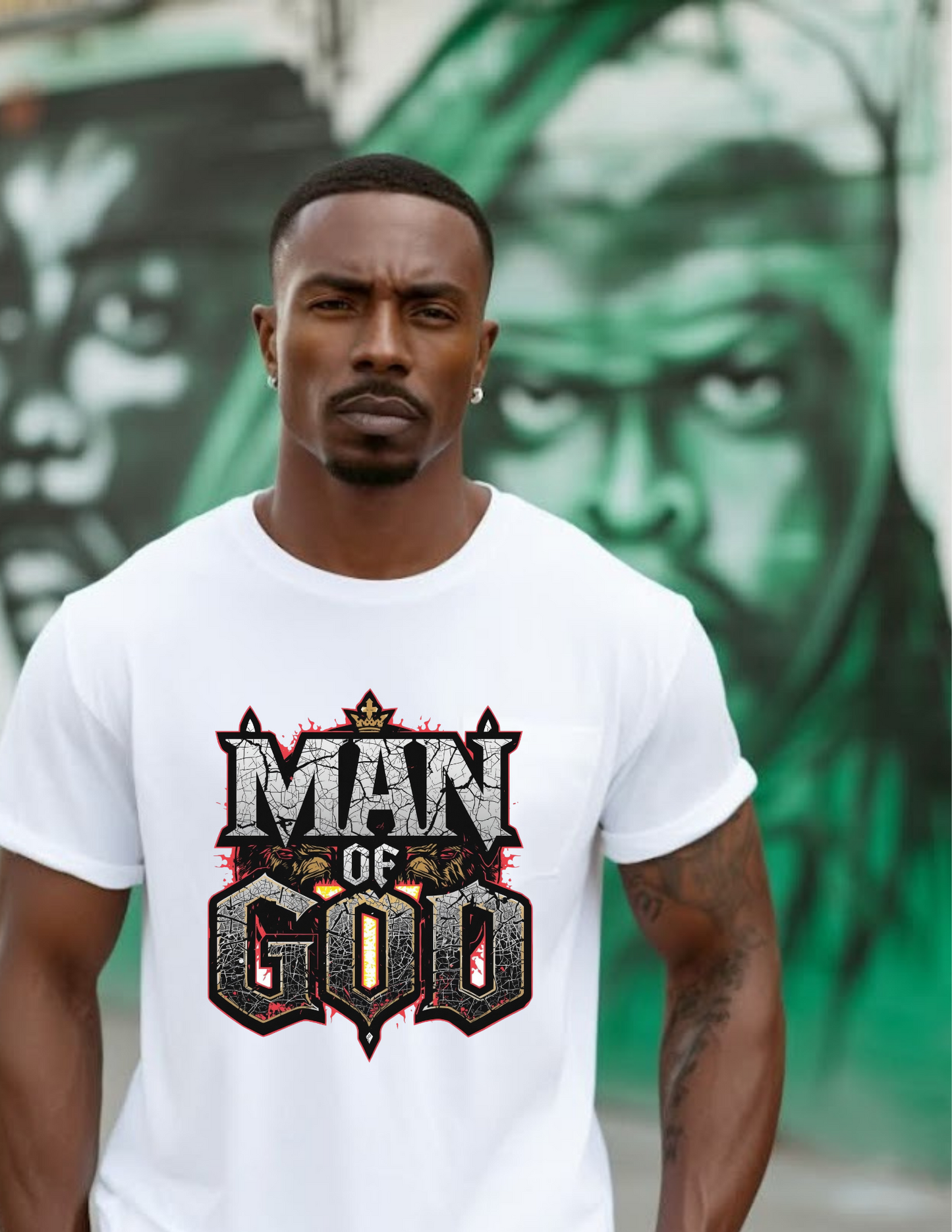 Man of God – Faith-Based Christian Graphic Tee